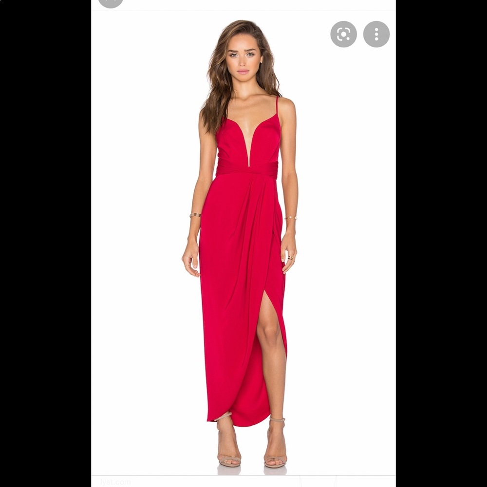 Revolve Shona Joy red dress size small